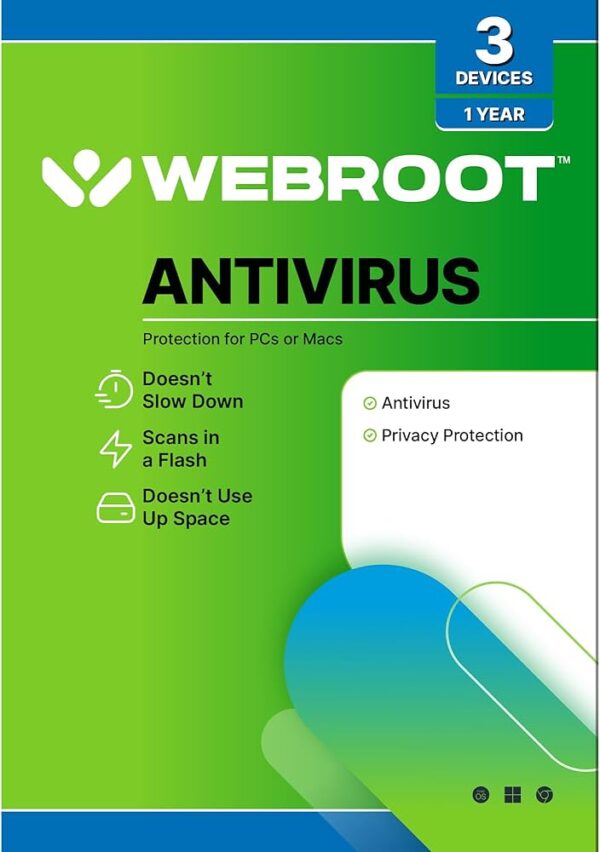 Webroot SecureAnywhere AntiVirus 2021 Key (1 Year / 1 Device)