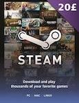 Steam Gift Card 20 GBP - Steam Key - For GBP Currency Only